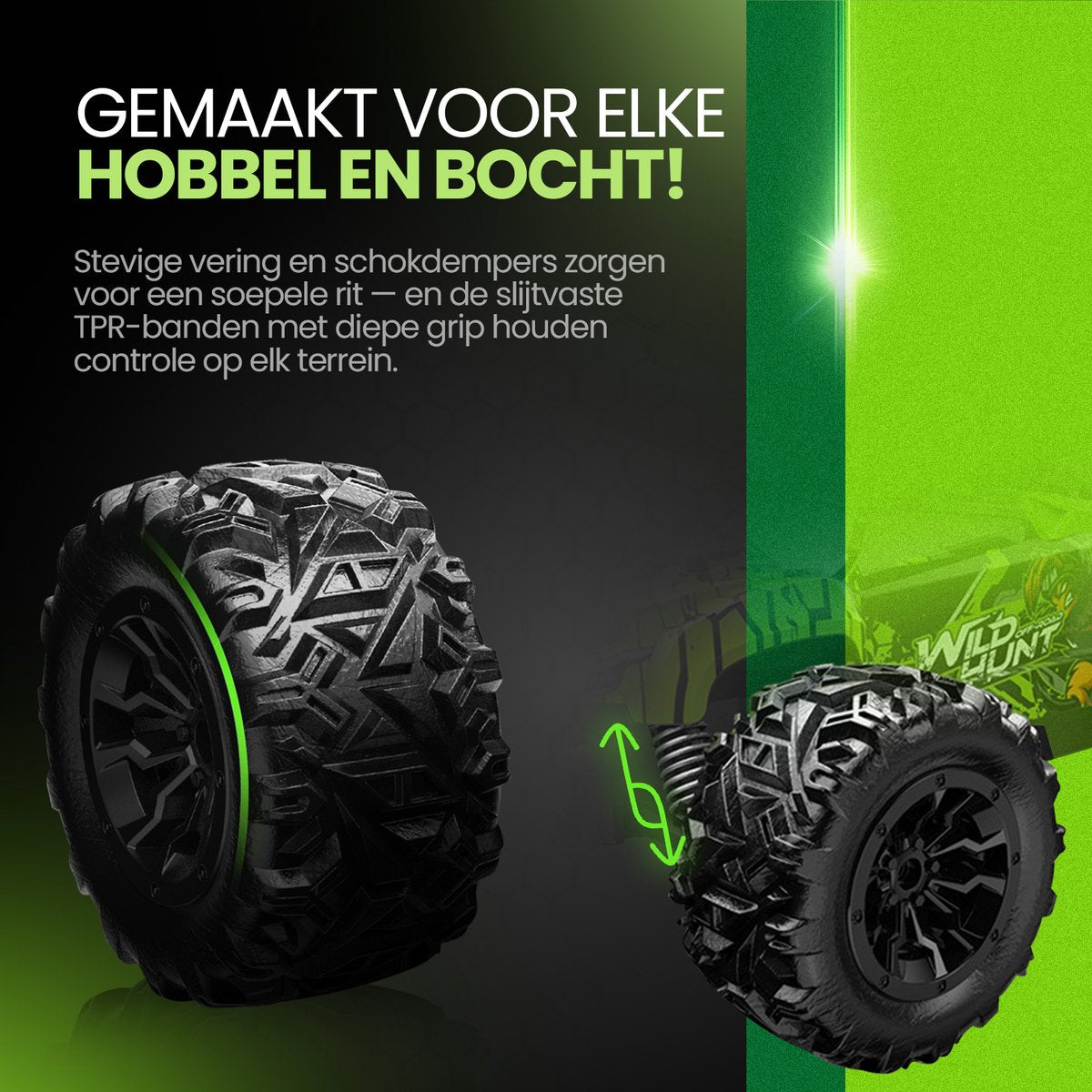 Synergyx® RC Bestuurbare Auto - Afstandsbestuurbaar Race Speelgoed - Volwassenen & Jongens - voor Buiten - Radiografisch Afstandbestuurbaar