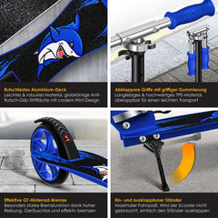 KESSER® Kinderstep - Opvouwbaar - Verstelbaar - Blauw •