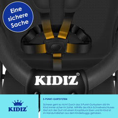 KIDIZ® Kinderwagen - Wandelwagen - Kinderbuggy - Zwart