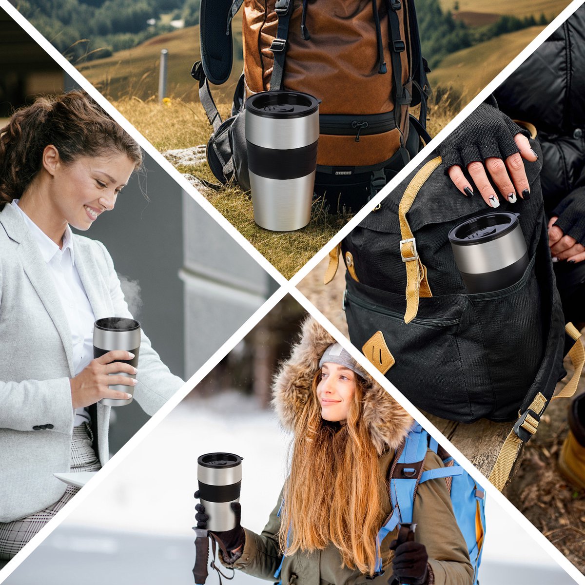 Aigostar Koffiezetapparaat - Filterkoffie - 750W - RVS/Zwart •