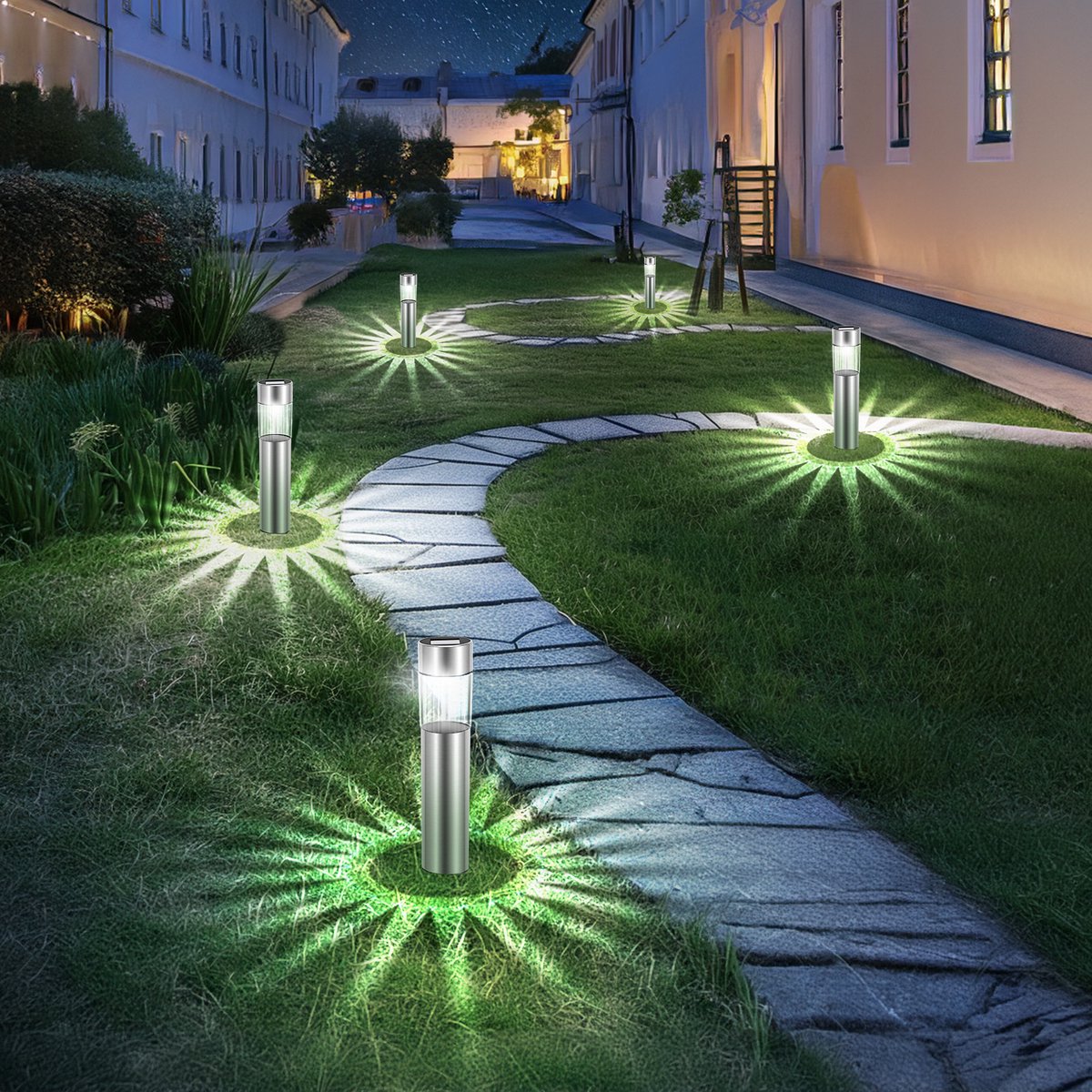 Aigostar Solar Tuinverlichting op Zonneenergie - IP44 - 6500K