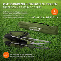 Campingstoel - Visstoel - Vouwstoel - Khaki - Hauki®
