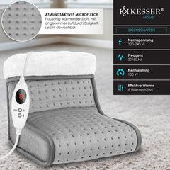 KESSER® Elektrische Voetenwarmer  - Wasbaar - Lichtgrijs