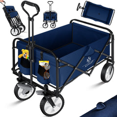 KESSER® Bolderkar - Opvouwbaar - Bolderwagen  - Blauw