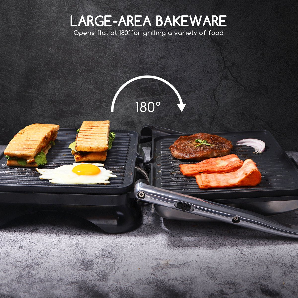 Aigostar Samson 30KLU - Contactgrill •