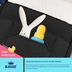 Voetenzak voor Autostoeltje en Buggy - Baby Slaapzak - Zwart - KIDIZ®