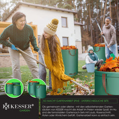 KESSER® Tuinafvalzak - Sterke Tuinzak - Bladzak - 2x500L - Groen