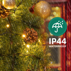 Kerstboom met verlichting - Kunstkerstboom - 180 cm - Met standaard - Aigostar