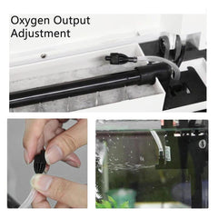 Aquarium Kit - 23x16x27.5 cm - 7L - Zwart - Nobleza