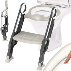 KIDIZ® WC Verkleiner - Potje Peuter - Toilettrainer - Grijs