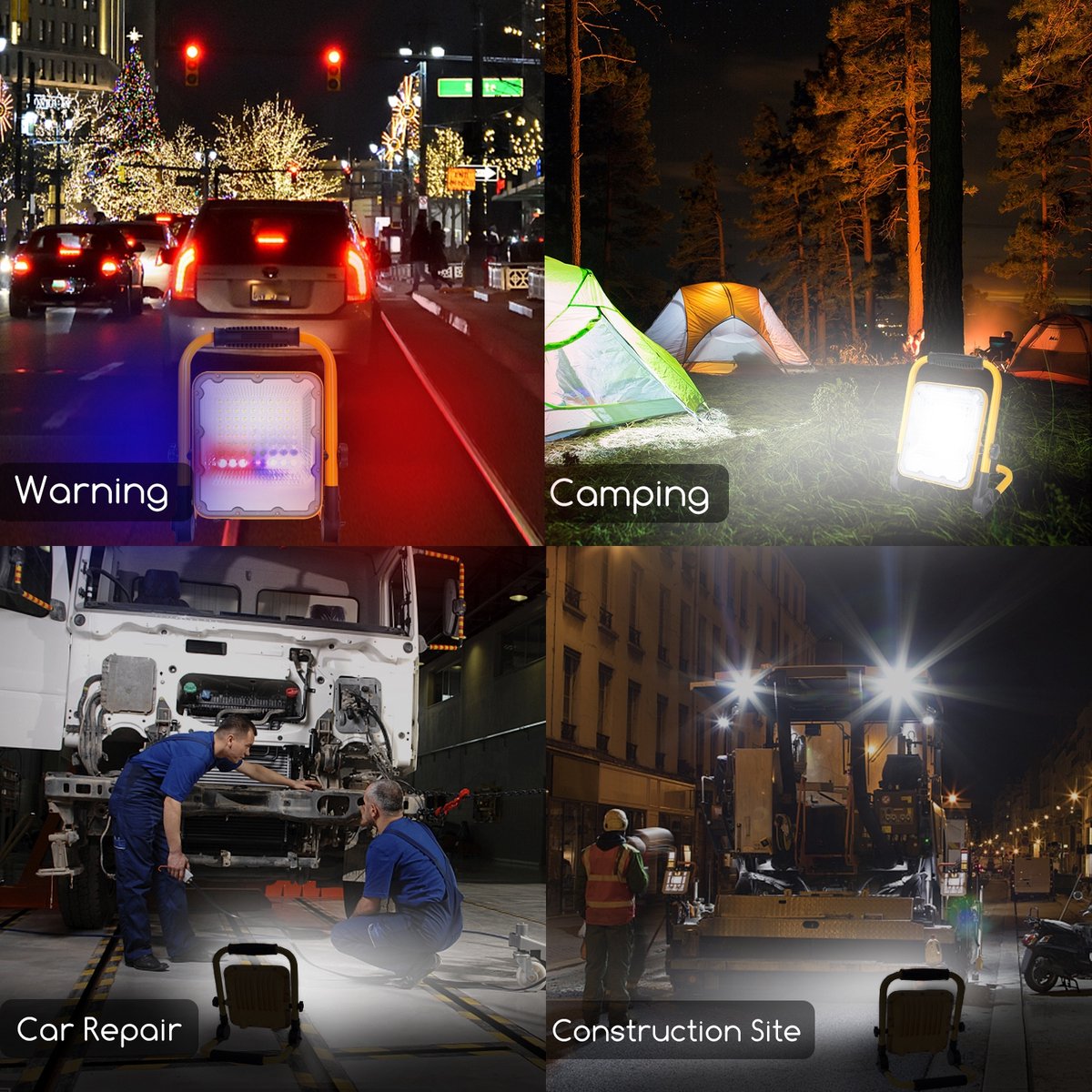 Aigostar LED Bouwlamp - IP65 spatwaterdicht - 50W - 1400 Lumen - 6500K