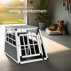 Autobench - Hondenbench - Hondentransportbench - 54x69x50 cm - Tectake®