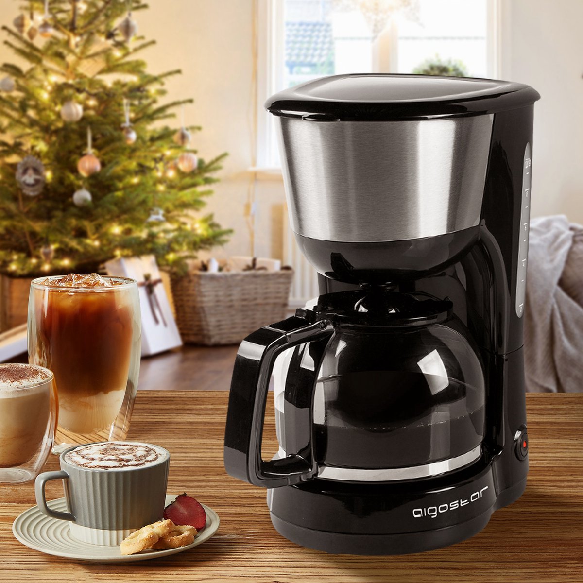 Koffiezetapparaat - filterkoffie - met thermoskan - RVS