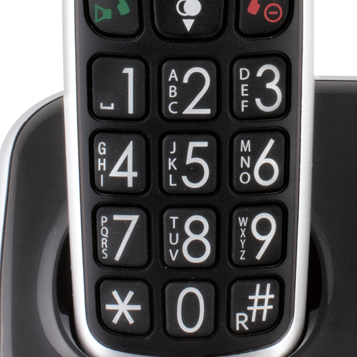 Huistelefoon senioren - Senioren telefoon - Vaste lijn - Zwart - Fysic FX-6020 •
