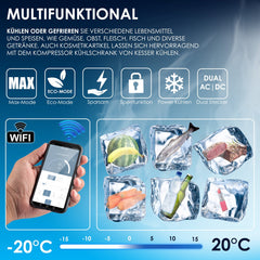 Compressor Koelbox elektrisch - Coolbox - Frigobox - 50L - Grijs