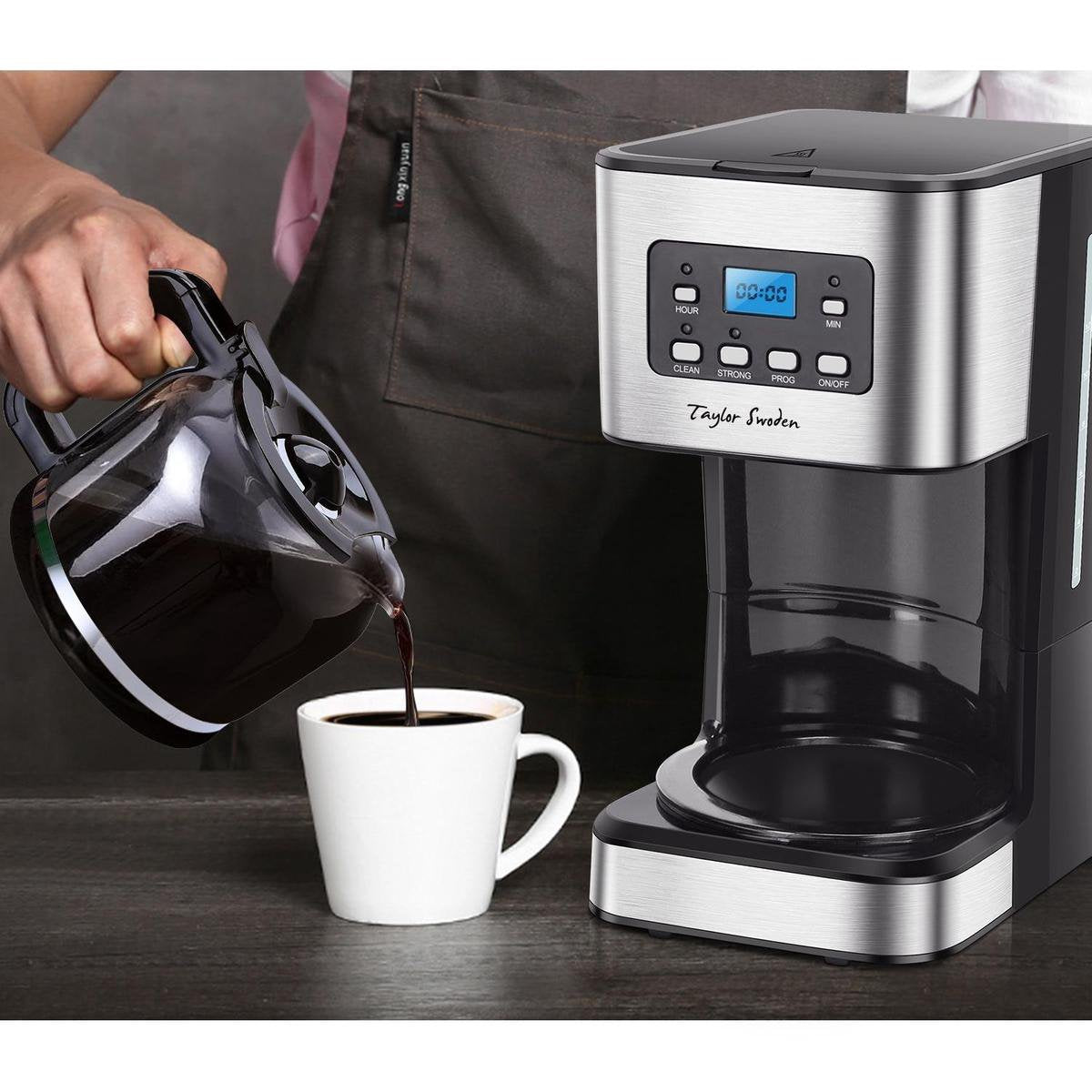 Taylor Swoden Koffiezetapparaat Filterkoffie - Zwart/RVS