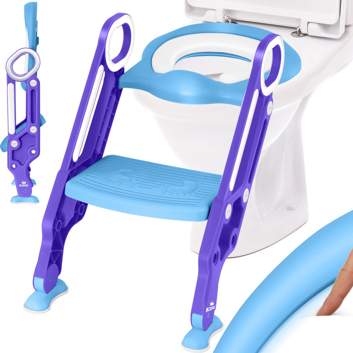 KIDIZ® WC Verkleiner - Potje Peuter - Toilettrainer - Blauw