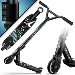 KESSER® Stuntstep voor Volwassenen en Kinderen - Kinderstep - Zwart