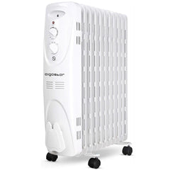 Olieradiator - 2300W Heater - Elektrische kachel - met Thermostaat - Wit - Aigostar