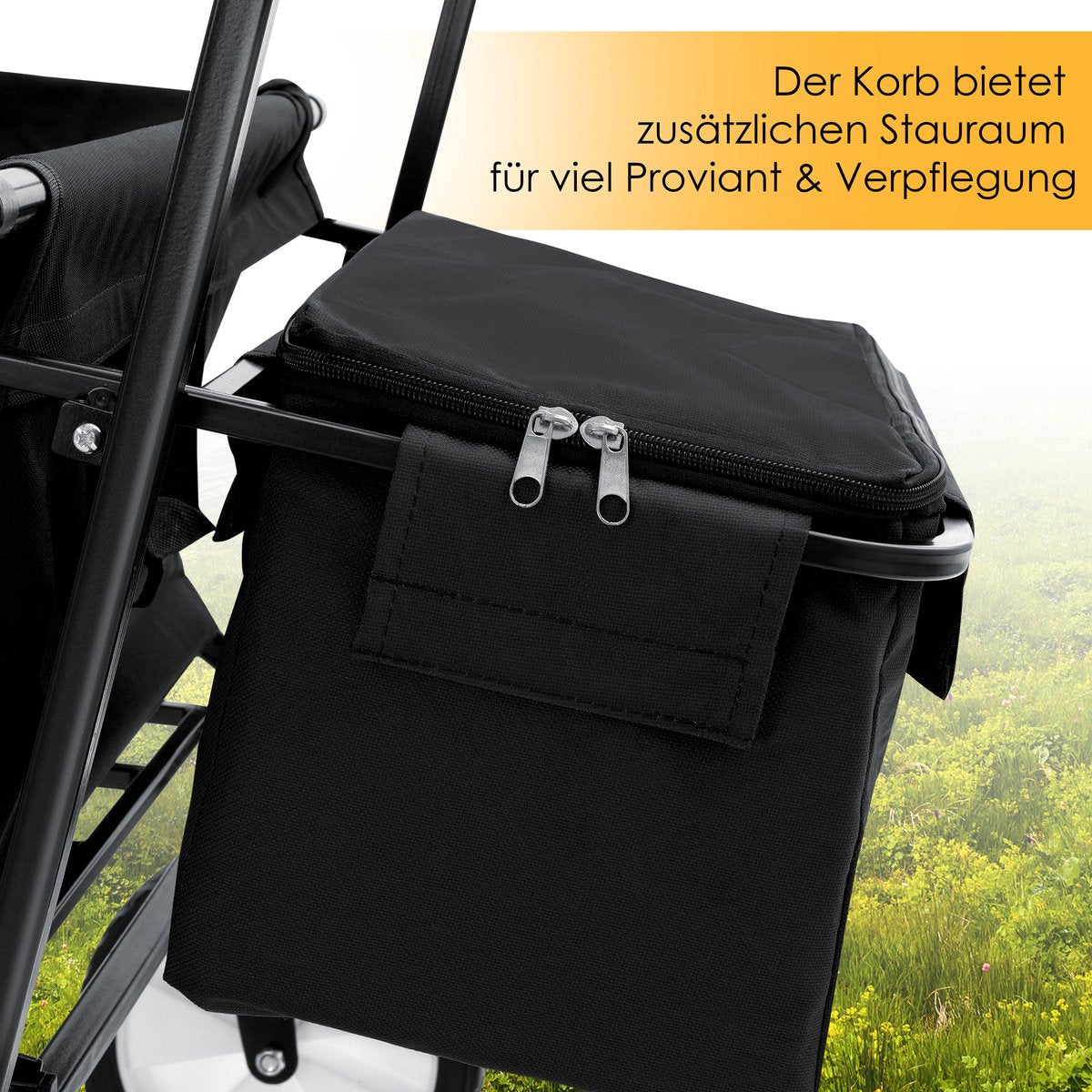 KESSER® Bolderkar - Opvouwbaar - Bolderwagen - Zwart