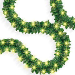 KESSER® Guirlande met verlichting - Kerstguirlande LED Kerstslinger Kerstversiering Kerstdecoratie - 5 meter