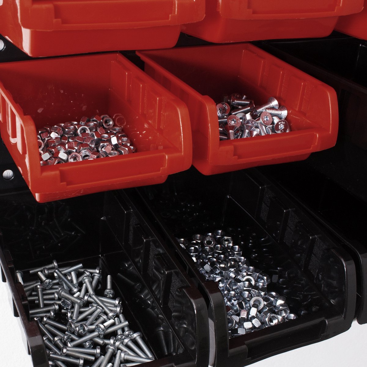 MASKO® Gereedschapswand - 45-delig - Inc. Haken - Rood