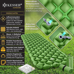 Kesser Camping Matras - Opblaasbaar Luchtbed - Groen