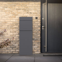 Brievenbus  - Wandbrievenbus - Vrijstaand - Antraciet - ML-Design