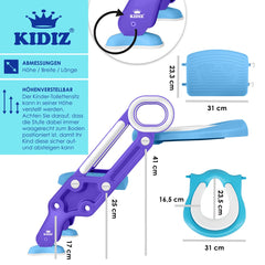 KIDIZ® WC Verkleiner - Potje Peuter - Toilettrainer - Blauw