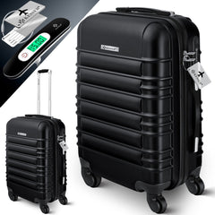 KESSER® Reiskoffer - 55L - Handbagage - ABS - Zwart