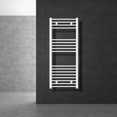 Badkamer radiator - Handdoekradiator - Verwarming Badkamer - 50x120 cm - Wit - LuxeBath