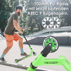 KESSER® Stuntstep voor Volwassenen en Kinderen - Kinderstep - Groen •