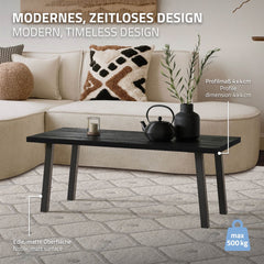 Tafelpoten - Metaal - Set van 4 - 42 cm - Donkergrijs - ML-Design