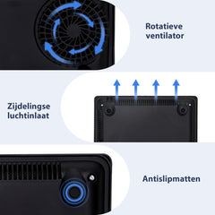 Inductie Kookplaat vrijstaand - Elektrische kookplaat - 2000W - Zwart - Aigostar