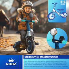 KIDIZ® Loopfiets 6in1 - Driewieler - Kinderfiets - 1-5 Jaar - Blauw