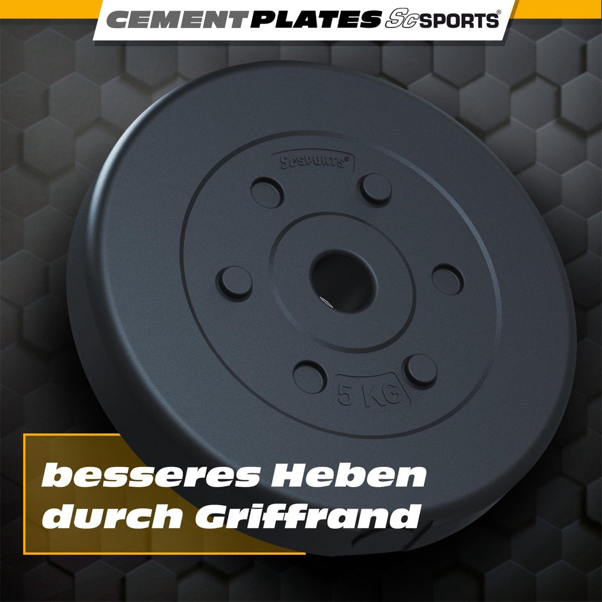 Halterschijven - Halter gewichten - 30 mm - Set - 30kg - ScSPORTS®