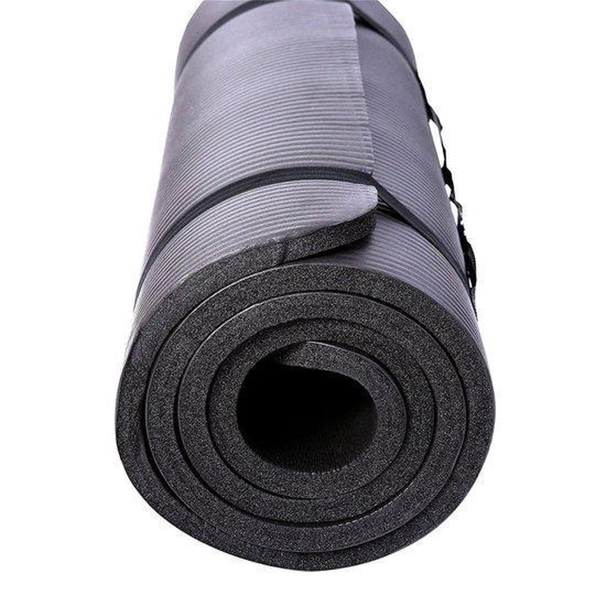 TRESKO® Yoga Mat Extra Dik - 185x60cm - Antislip - Zwart