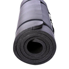 TRESKO® Yoga Mat Extra Dik - 185x60cm - Antislip - Zwart