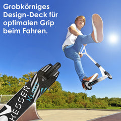 Kinderstep - Stuntstep - Vouwbaar - Wit - KESSER® •