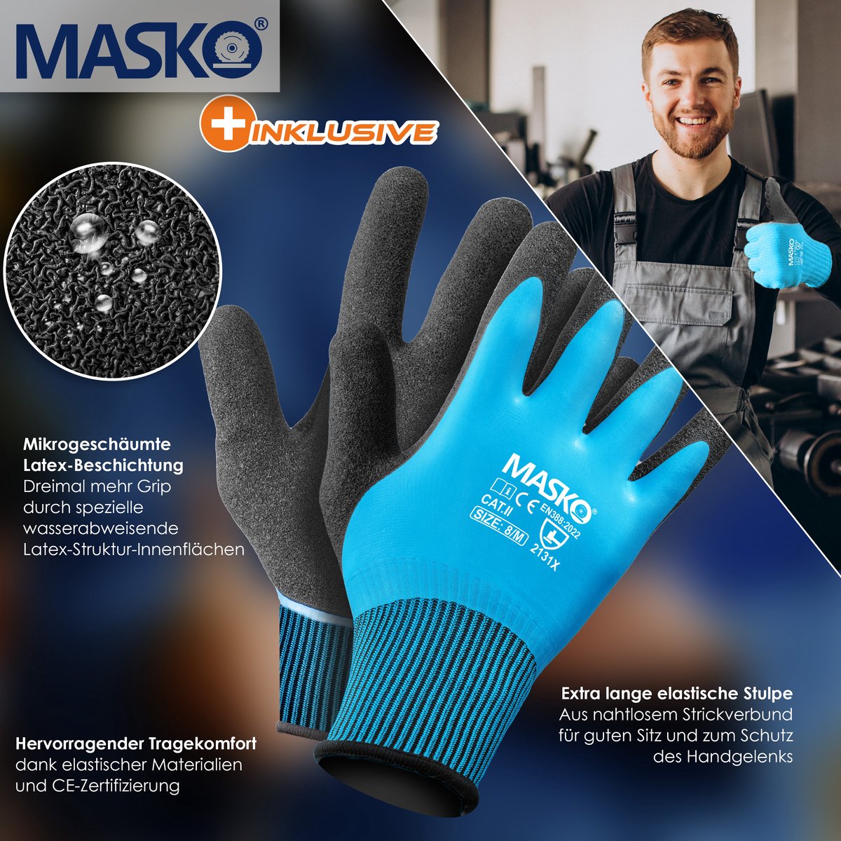 MASKO Hydraulische Autokrik - Garagekrik - 2.5 Ton - Oranje