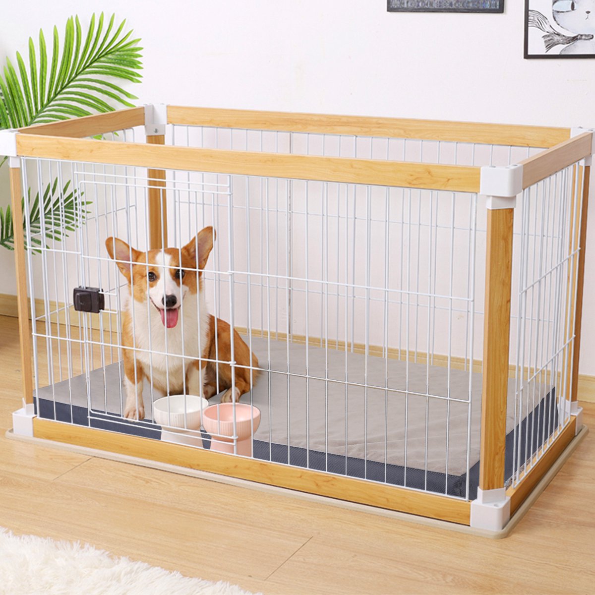 Nobleza Orthopedische Hondenmand - Hondenbed - 75x50x8 cm - Grijs