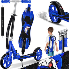 KESSER® Kinderstep - Opvouwbaar - Verstelbaar - Blauw •