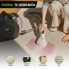 Tapijtreiniger - Vlekkenreiniger - Bank Reiniger - Meubelreiniger - Zwart - Olvy