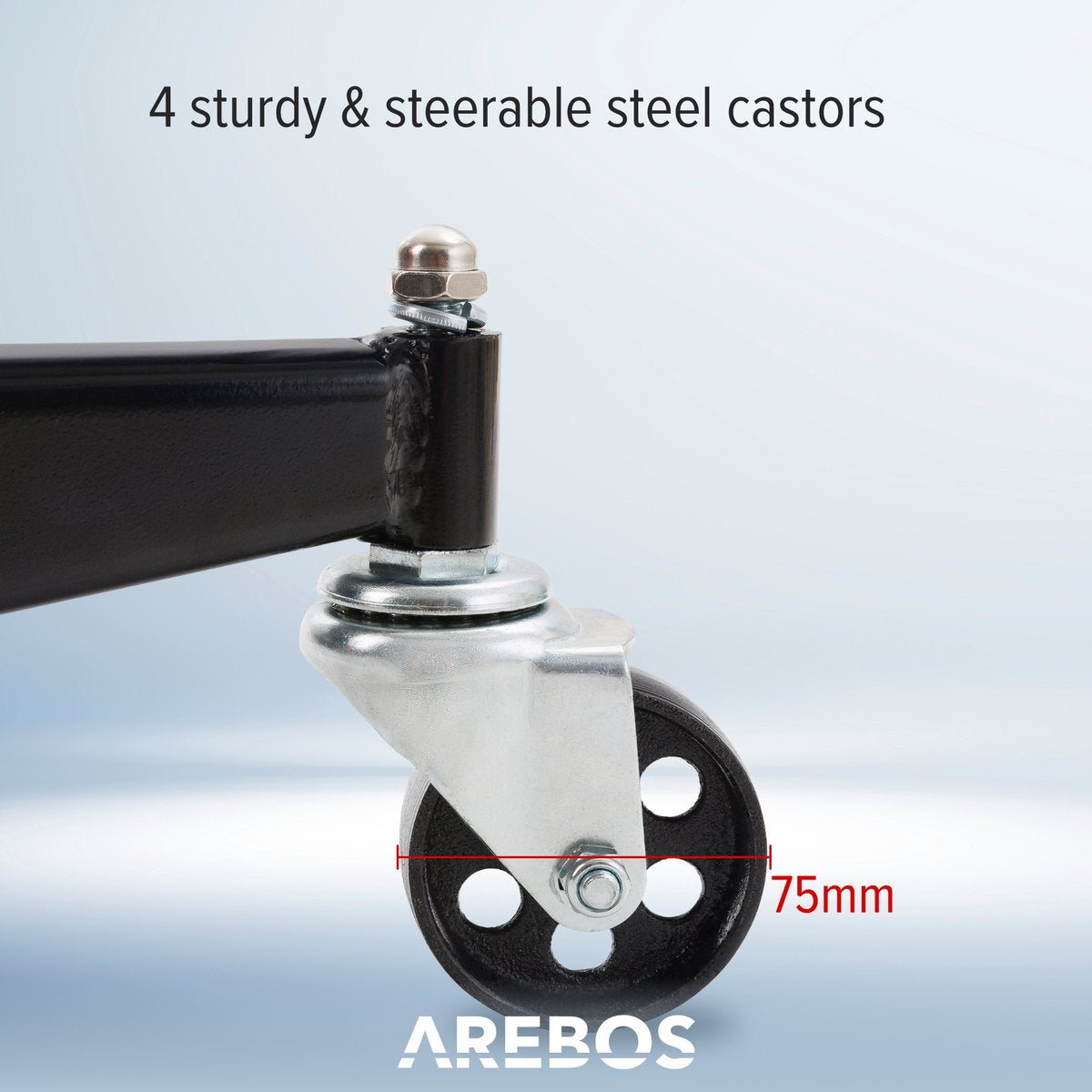 AREBOS Hydraulische Transmissie krik motor lift motorblok krik tot 0,5 ton