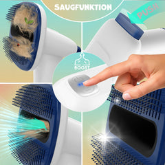 LOVPET® Hondentondeuse - Tondeuse voor dikke vacht  - Wit / Blauw