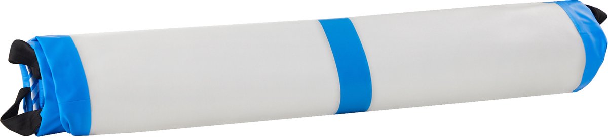 KM-Fit Airtrack - Turnmat - 5 m - Gymnastiekmat Opvouwbaar - Incl. elektrische pomp & patch kit - Blauw