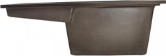 Aquamarin Spoelbak - Wasbak - Graniet - Keuken - Afdruipoppervlak - Incl. Afvoerset en Kraan - 32 x 19 x 39 cm - Bruin