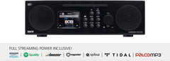 Nedis DABMAN i450 CD Multifunctionele Stereo Radio voor DAB+ / FM / Internet Zwart