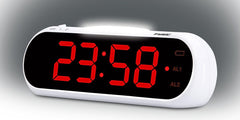 Wekkerradio - Digitale wekker - Alarmklok - Wit - Fysic •