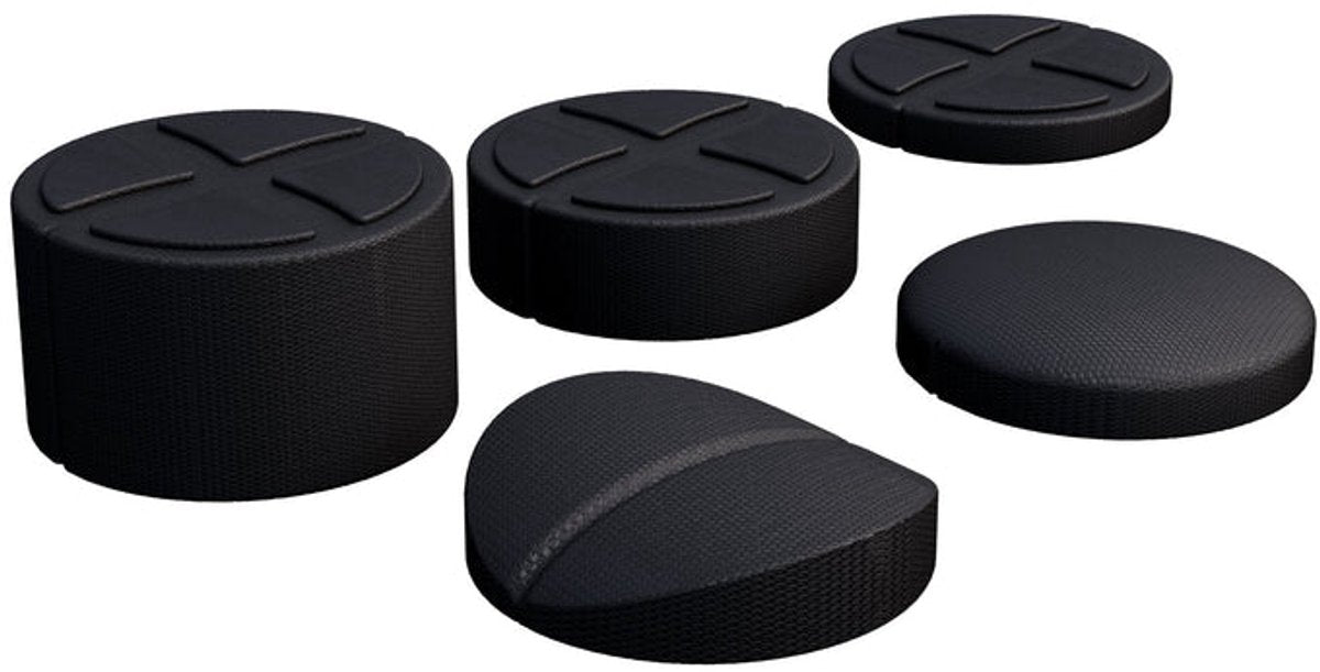 Gorilla Sports Rug Stretcher Set – 5-Delig – Verstelbaar – Antislip – Tot 300 kg – Zwart